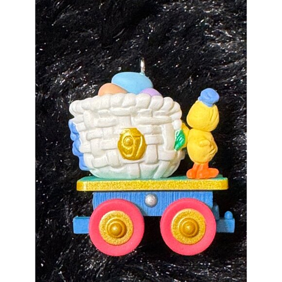 Hallmark Keepsake Ornament Cottontail Express 1997 Colorful Coal Car Collectible - Picture 5 of 8